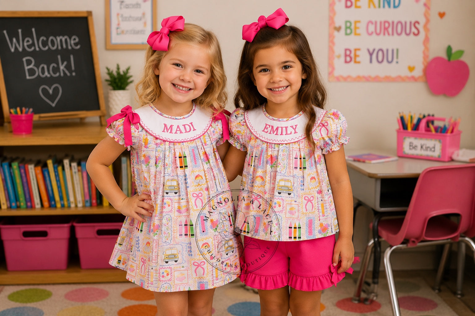 🎨 Personalized School Days Dress & Set